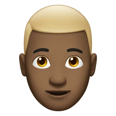 Bald man with drops on head sticker