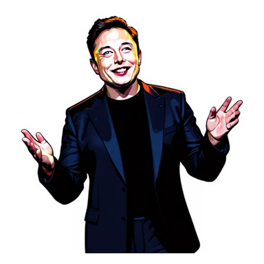 Elon musk sticker