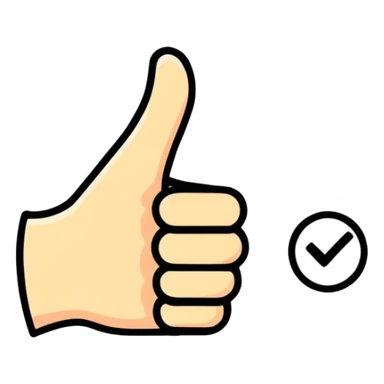 Thumbs down for bad money sticker