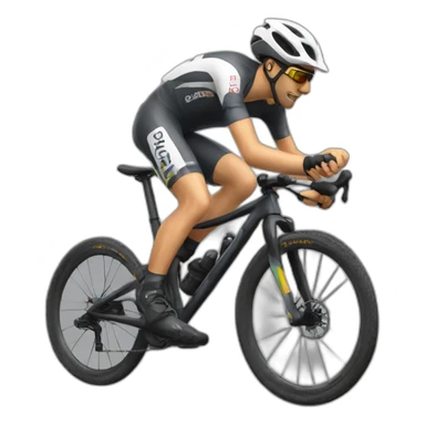 ciclista mtb sticker