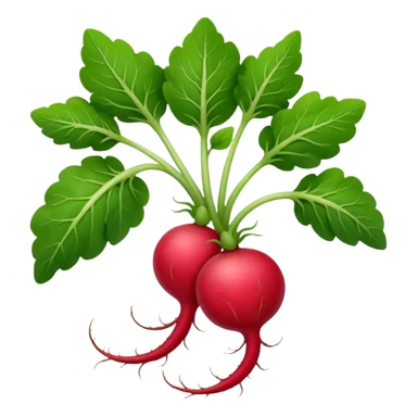 radish plant sticker