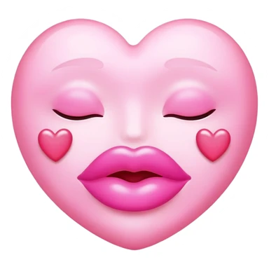 Beso rosa  sticker