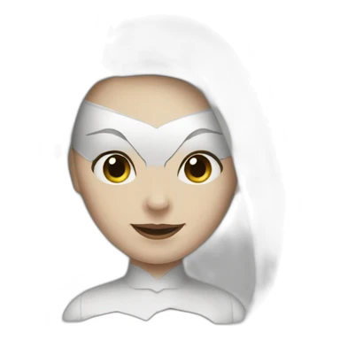 white spider-woman sticker