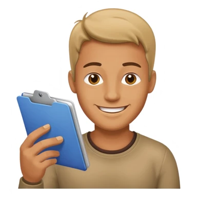 man uploading a file sticker