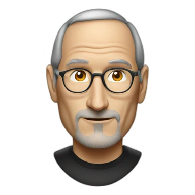 head of steve jobs sticker