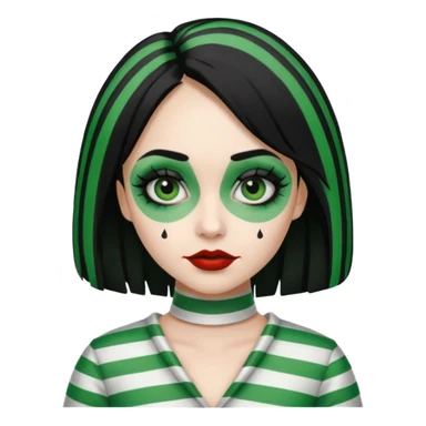 Beatle Juice girl sticker