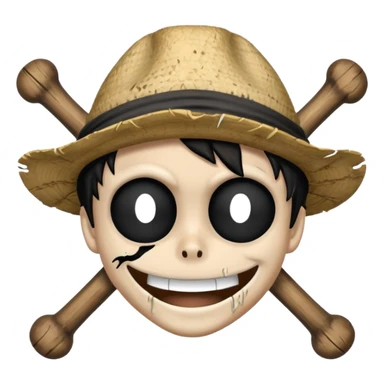 Jolly Roger of luffy sticker