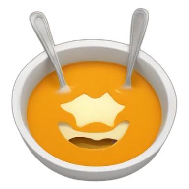 Pumpkin soup sticker