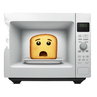 Leftovers in microwave  sticker