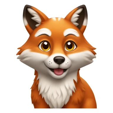 Sweet fox sticker