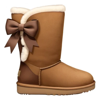 uggs with bow sticker