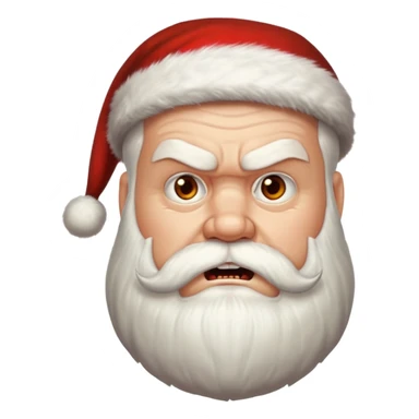 scarry santa sticker