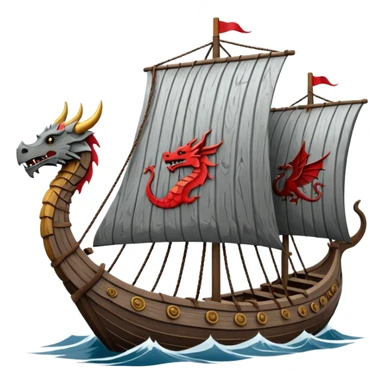 viking ship sticker