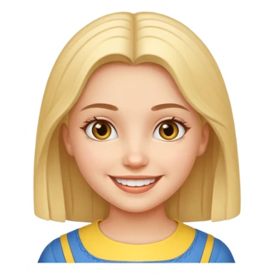 Ukrainian girl sticker