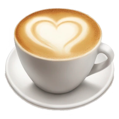 cappucino heart emoji sticker