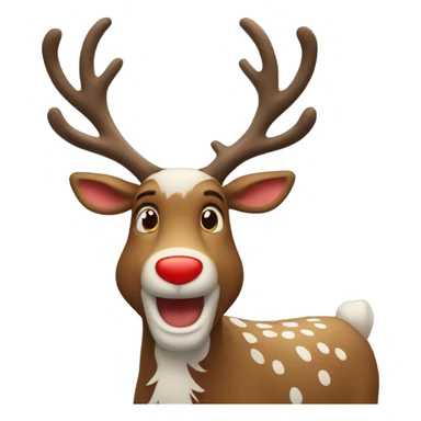 Red Nosed Reindeer sticker