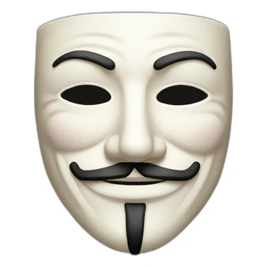 anonymous mask sticker