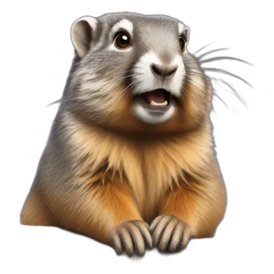 marmotte sticker