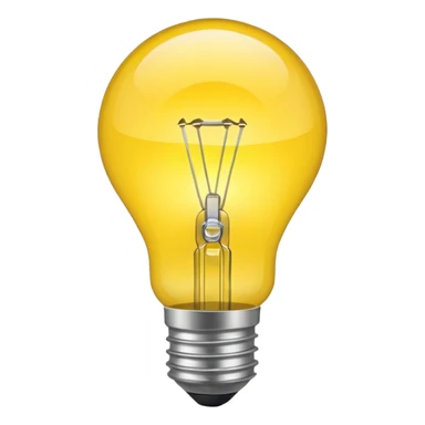 create a lightbulb sticker
