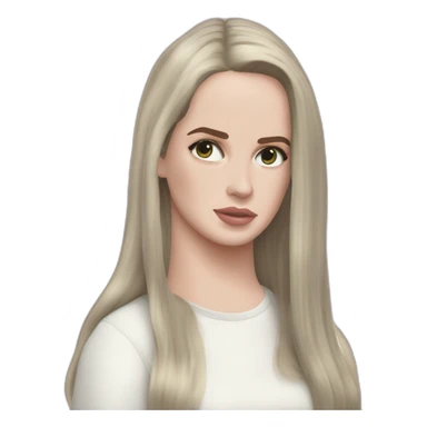 lana del rey who do a dab whith billie eilish sticker