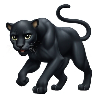 Black panter sticker