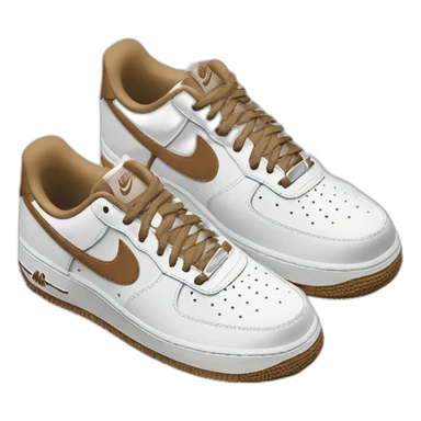 Chaussures Nike air force 1 sticker