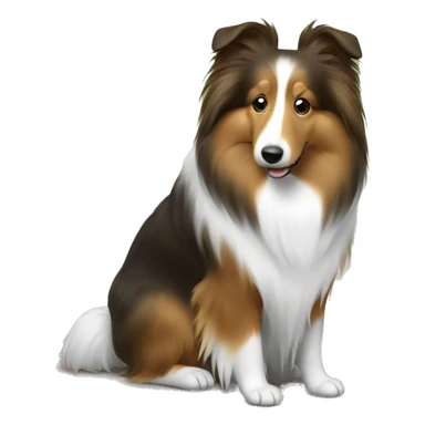Sheltie sticker