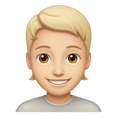 Eye roll smiling sticker