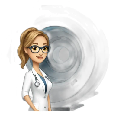 Posh-Radiologist-performing-breast-mri-to-jennifer-lopez sticker