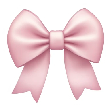 Light pink bow  sticker