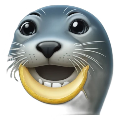 Seal's nostrils with an eel sticker