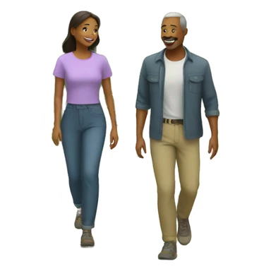 walk in a garden sticker