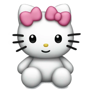 Hello kitty plushie sticker