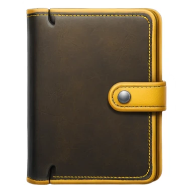 Handbook black and dark yellow sticker