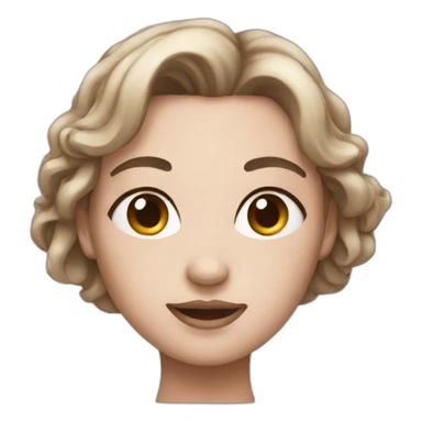 Female chest sticker