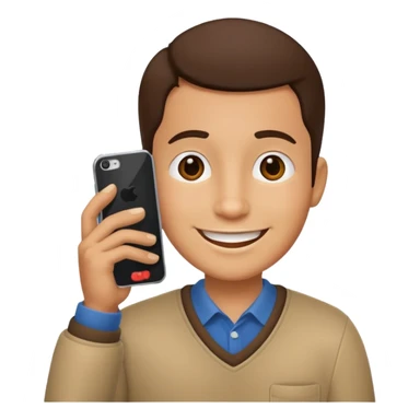 CHICO HABLANDO POR CELULAR sticker