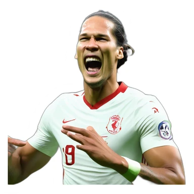 Virgil van dijk celebration sticker