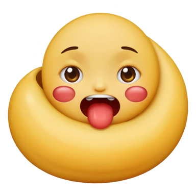 Cute emoji with period cramps  sticker