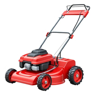 Red Lawnmower sticker