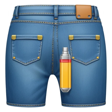 EpiPen in back jeans pocket sticker
