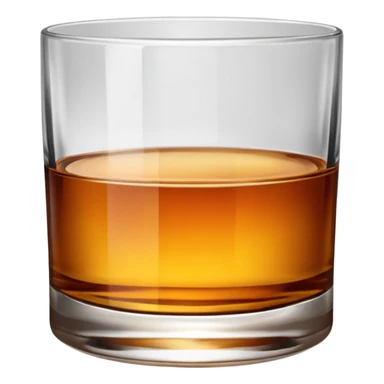 glass of whiskey, no splashes sticker