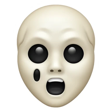 ghostface emoji sticker