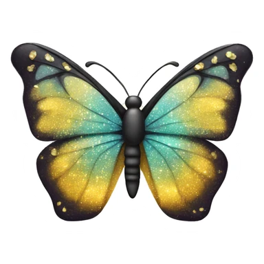 Butterfy with gliter sticker