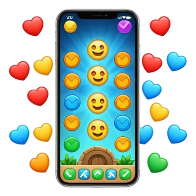 mobile game on iphone sticker