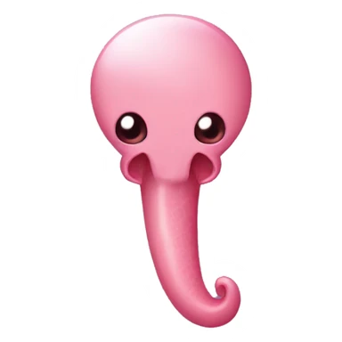 Pink uterus sticker