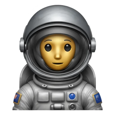 dark grey astronaut helmet, obscured face  sticker