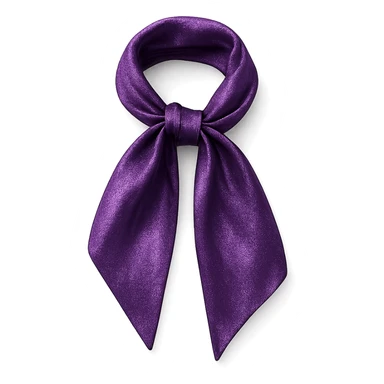 purple sparkly silk scarf sticker