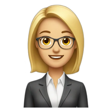 female real estate agent sticker