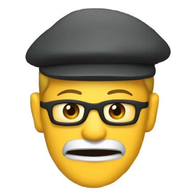 Warning sign saying no cap sticker