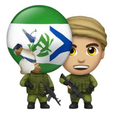 israel vs hamas sticker